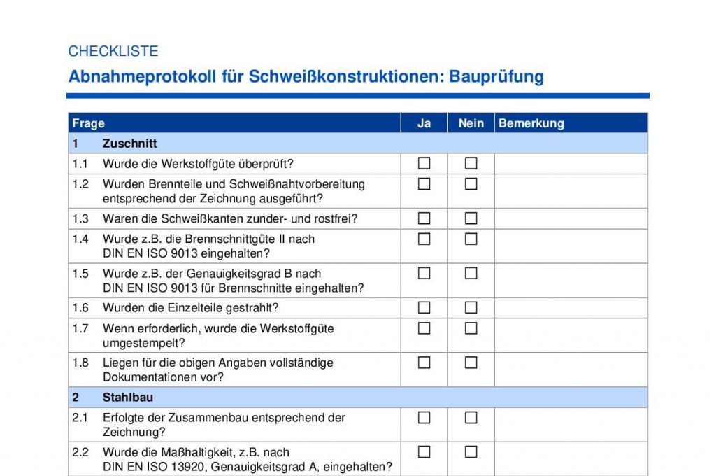 Aufgaben Der Schweissaufsichtsperson Massnahmenkatalog